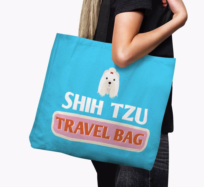 Travel Bag: Personalized {breedFullName} Canvas Bag