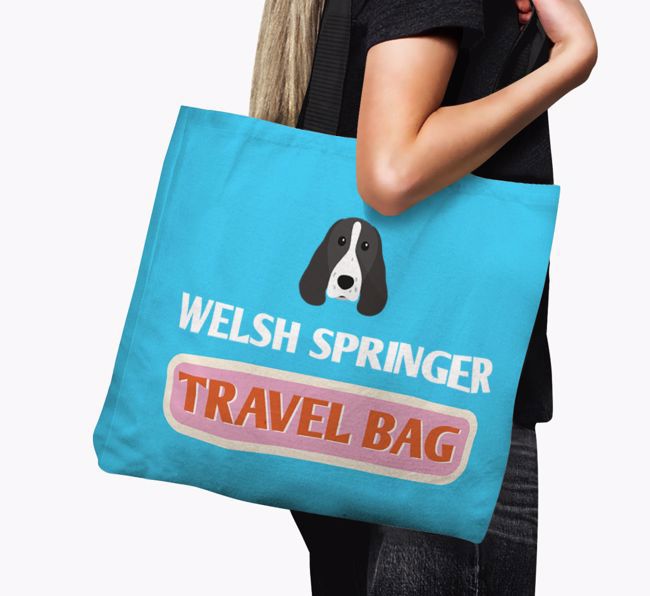 Travel Bag: Personalised {breedFullName} Canvas Bag