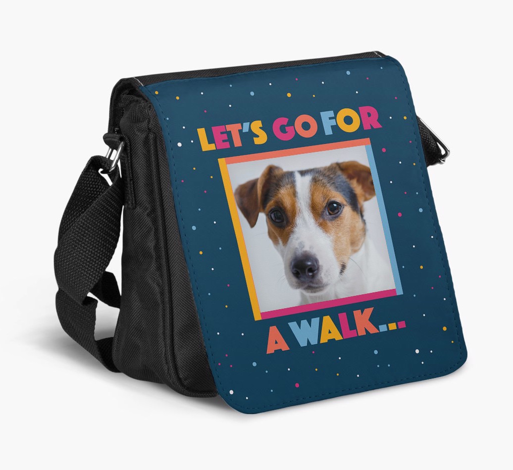 'Let's Go On A Walk' - {breedFullName} Photo Upload Dog Walking Bag