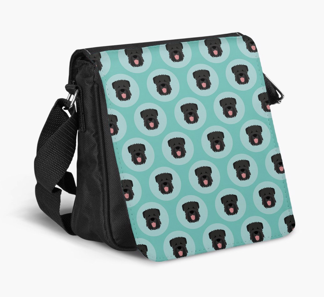 'Personalised 'Yappicon Dot Pattern' Shoulder Bag - bag on white background