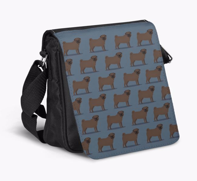 'Profile Yappicon Pattern' - Personalized {breedFullName} Walking Bag