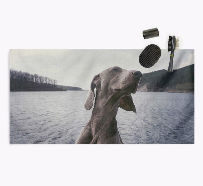 Photo Upload Dog Towel with your {breedFullName}