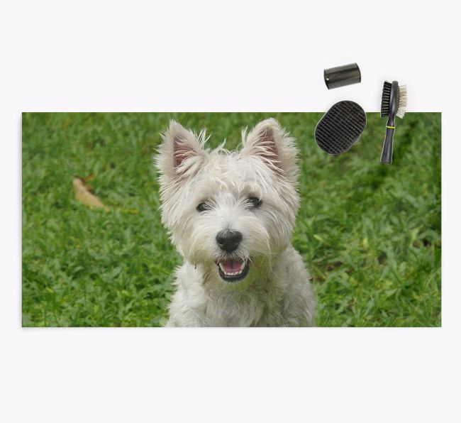Personalised Photo Upload Dog Towel with your {breedFullName}
