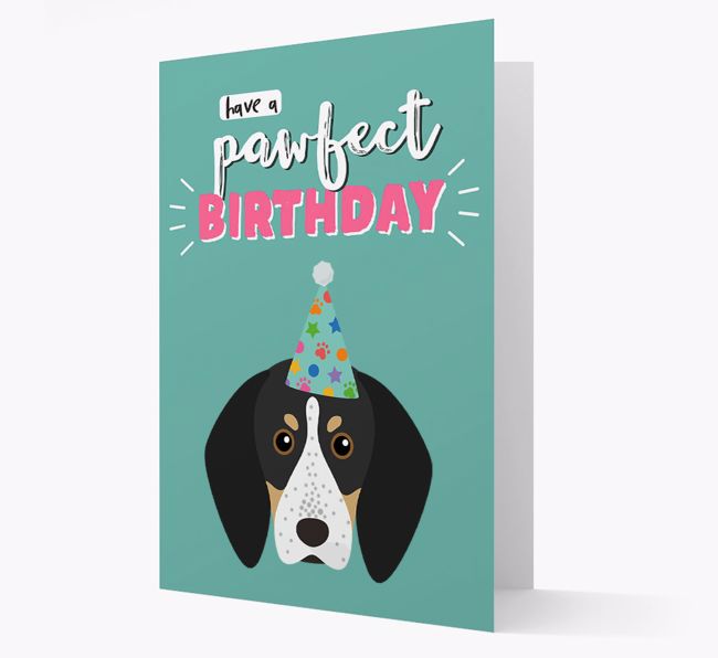 'Have A Pawfect Birthday' - Personalised {breedFullName} Card