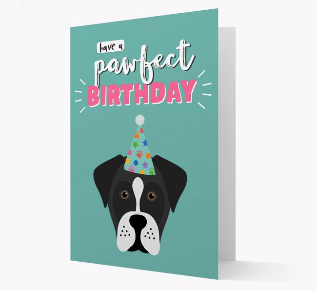 'Have A Pawfect Birthday' - Personalized {breedFullName} Card