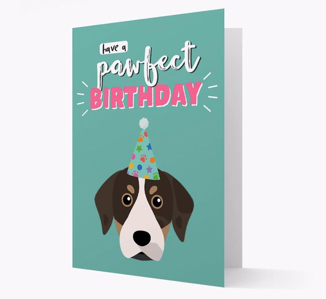 'Have A Pawfect Birthday' - Personalised {breedFullName} Card