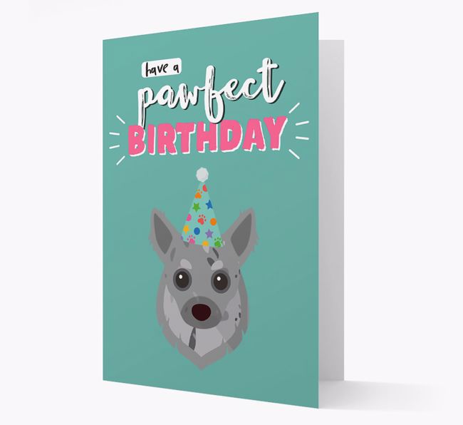 'Have A Pawfect Birthday' - Personalised {breedFullName} Card