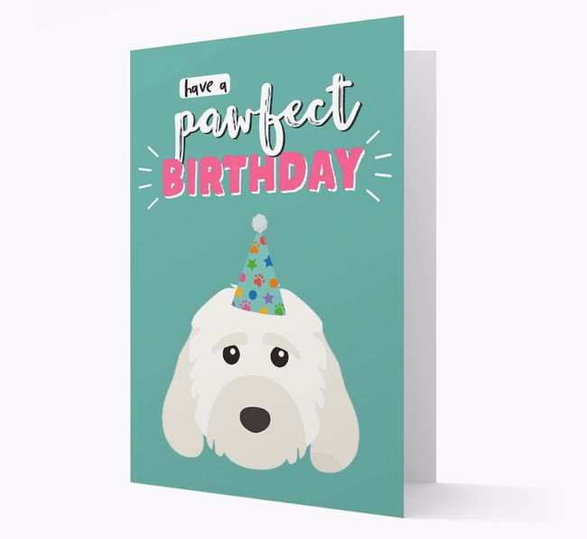 'Have A Pawfect Birthday' - Personalised {breedFullName} Card