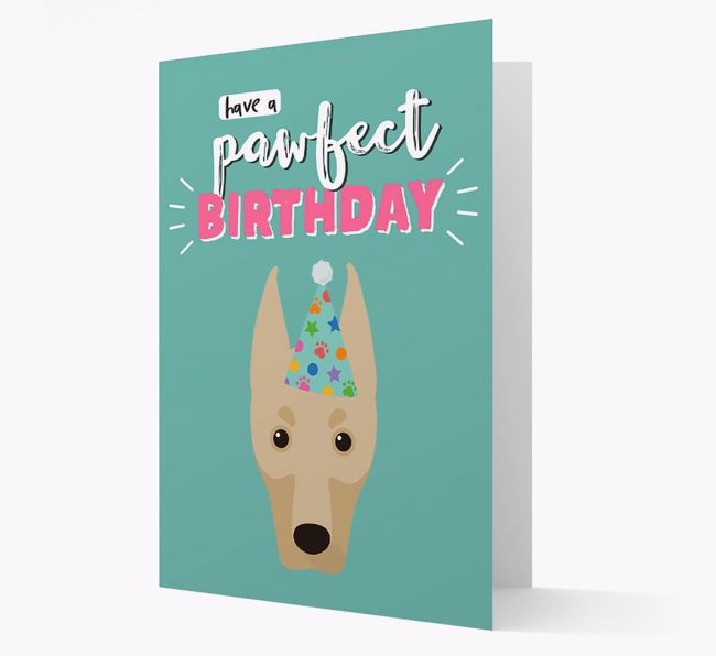 'Have A Pawfect Birthday' - Personalized {breedFullName} Card