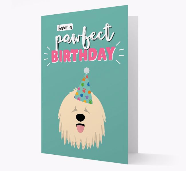 'Have A Pawfect Birthday' - Personalised {breedFullName} Card