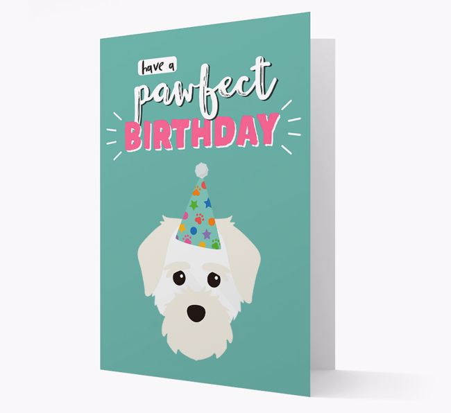 'Have A Pawfect Birthday' - Personalised {breedFullName} Card