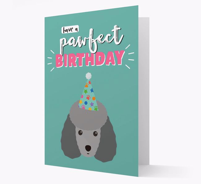 'Have A Pawfect Birthday' - Personalised {breedFullName} Card