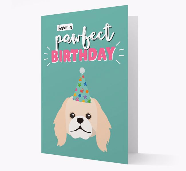 'Have A Pawfect Birthday' - Personalised {breedFullName} Card