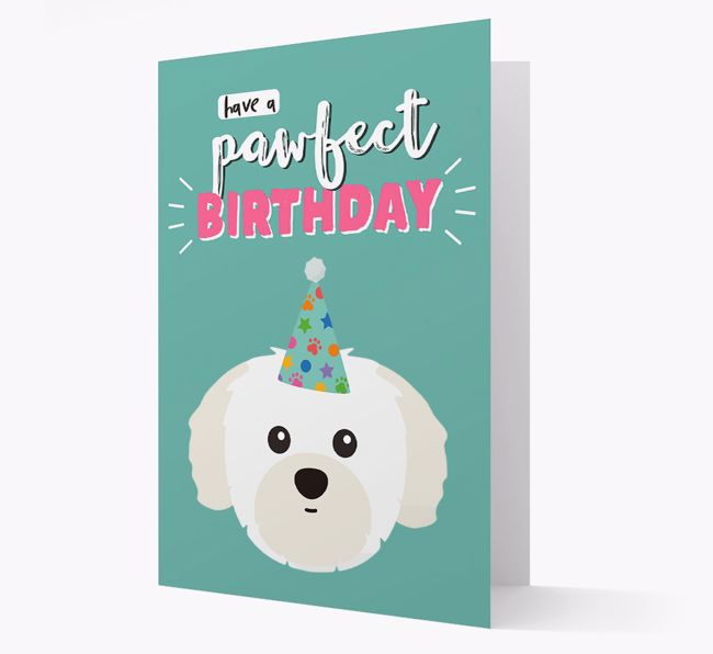 'Have A Pawfect Birthday' - Personalized {breedFullName} Card