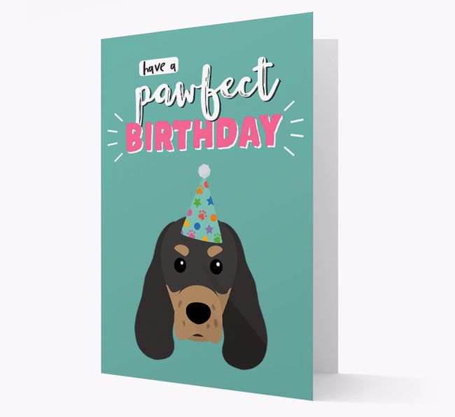 'Have A Pawfect Birthday' - Personalised {breedFullName} Card