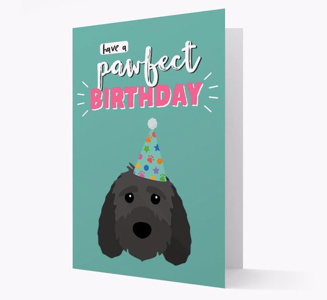 'Have A Pawfect Birthday' - Personalised {breedFullName} Card