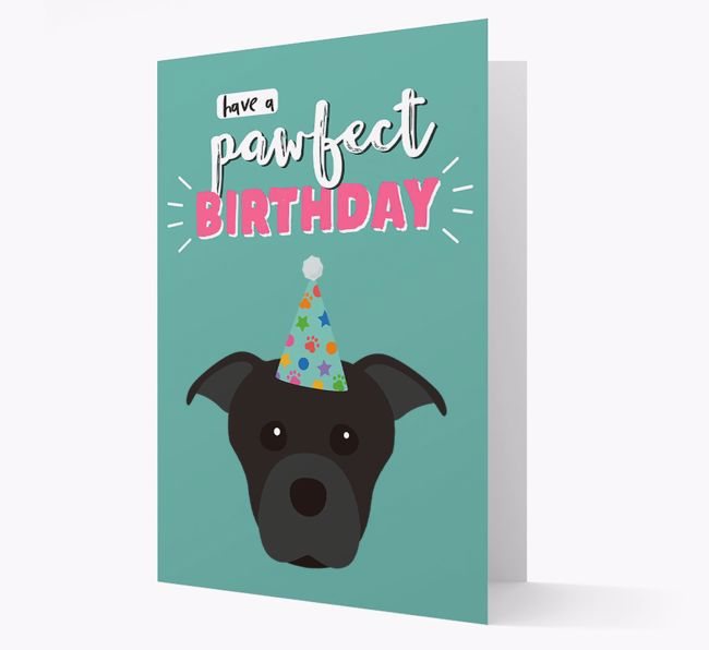 'Have A Pawfect Birthday' - Personalized {breedFullName} Card