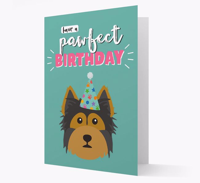 'Have A Pawfect Birthday' - Personalised {breedFullName} Card