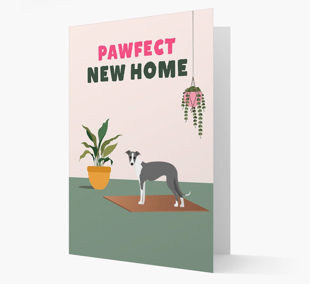 'Pawfect New Home' - Personalised {breedFullName} Card Front