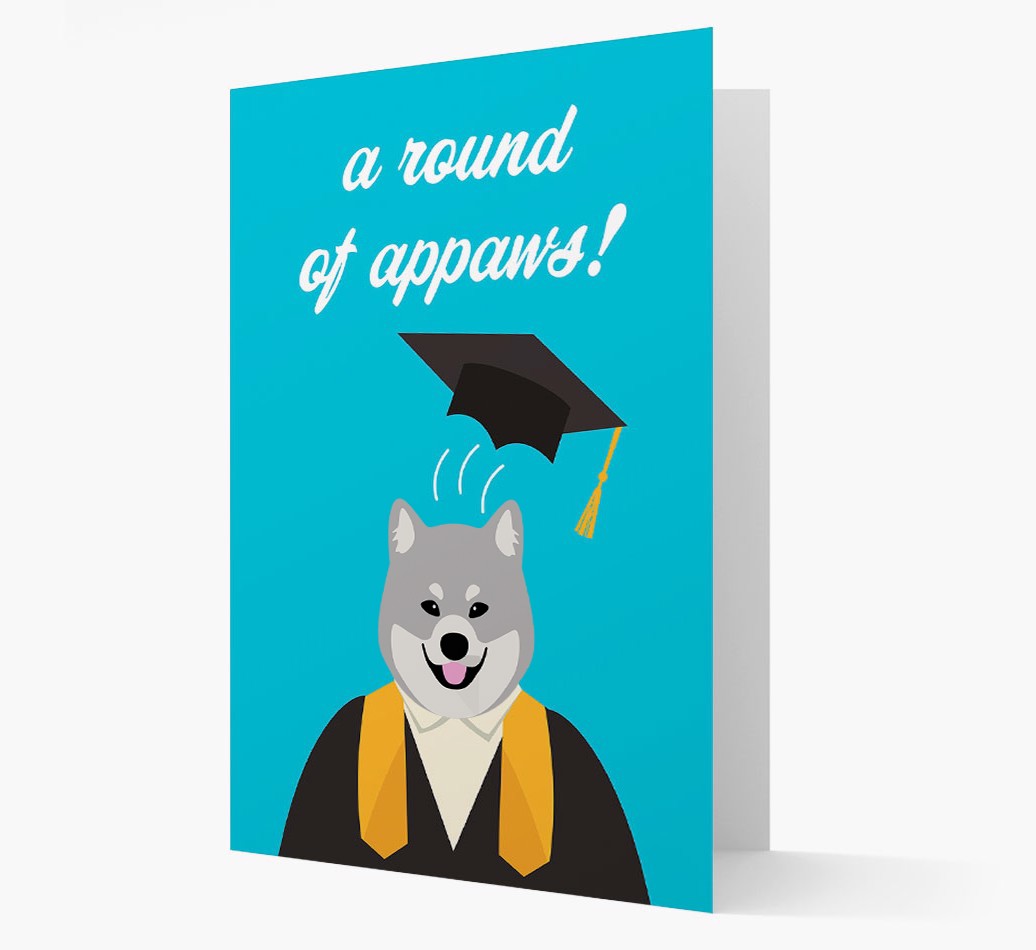 A Round of Appaws! - Personalized {breedFullName} Card front