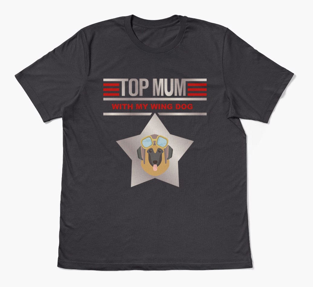 Top Dog Mum - Personalised {breedFullName} T-Shirt