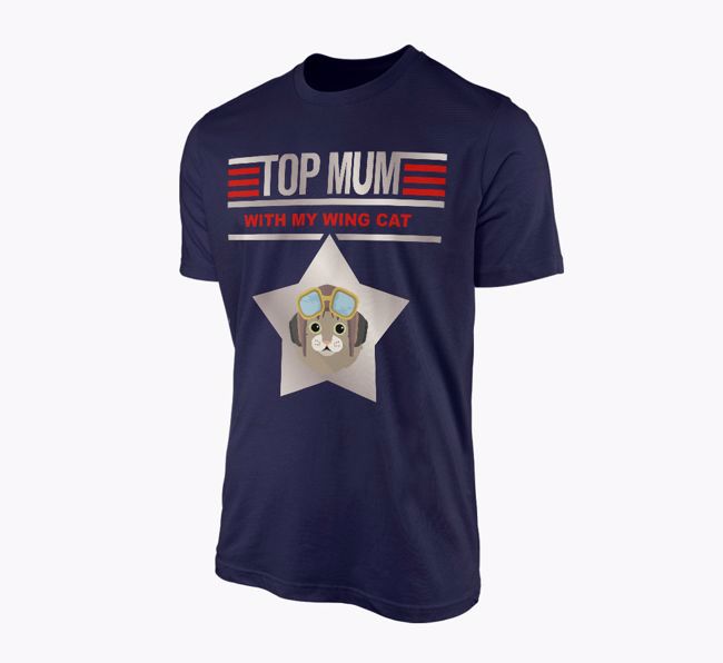 'Top Mum' - Personalised {breedFullName} T-shirt