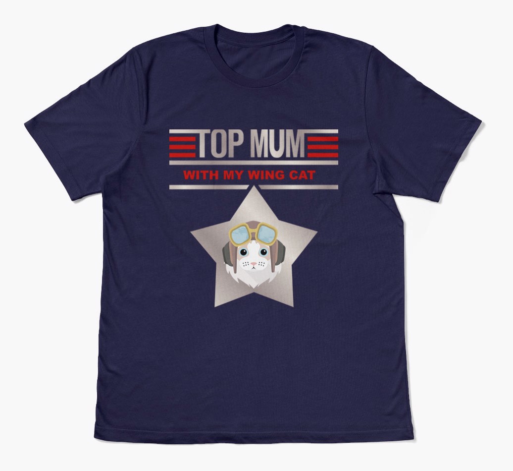 Top Mum - Personalised {breedFullName} T-Shirt