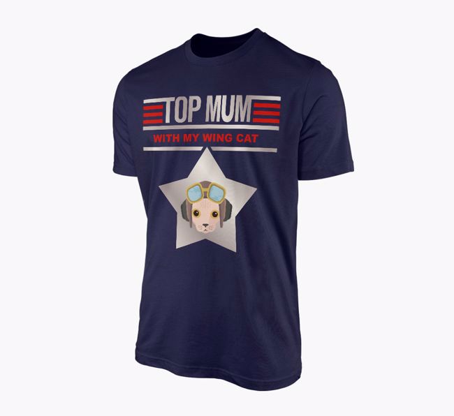 'Top Mum' - Personalised {breedFullName} T-shirt