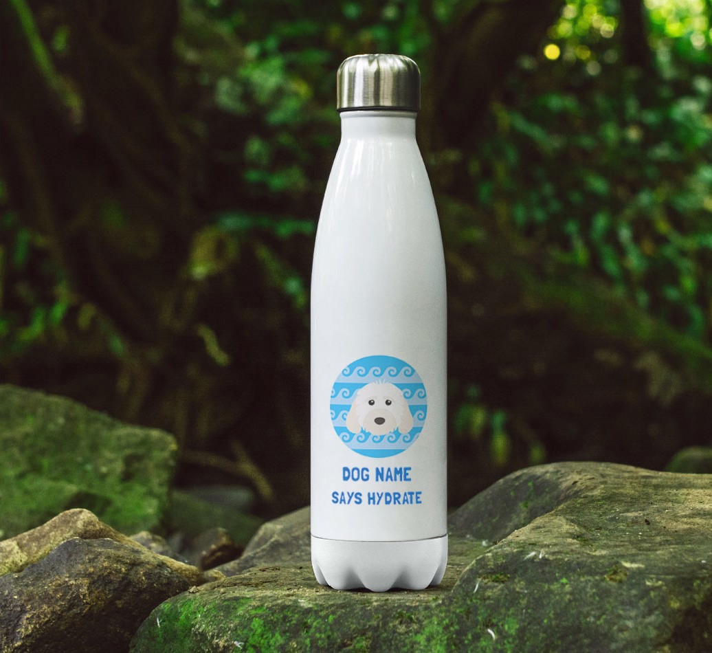 'Hydrate' - Personalised {breedFullName} Water Bottle