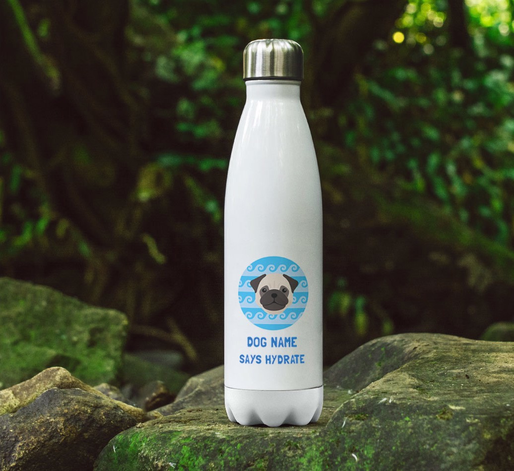 'Hydrate' - Personalised {breedFullName} Water Bottle