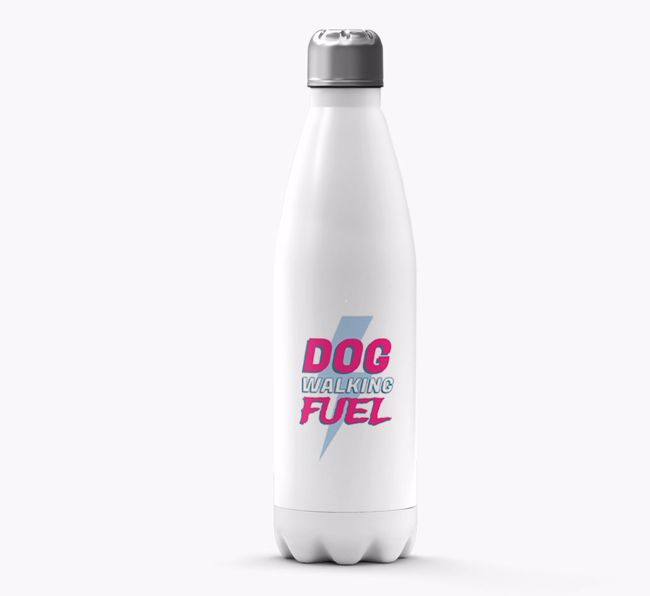 'Dog Walking Fuel' - Personalised {breedFullName} Water Bottle