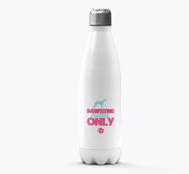 'Pawsitive Vibes Only' - Personalised {breedFullName} Water Bottle