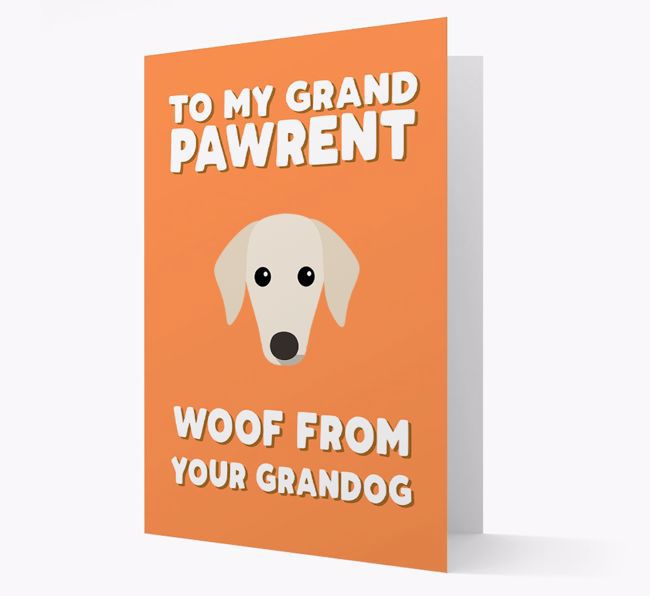 'To My Grandpawrent' - Personalised {breedFullName} Card