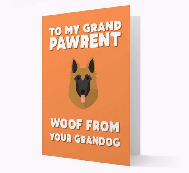 'To My Grandpawrent' - Personalised {breedFullName} Card