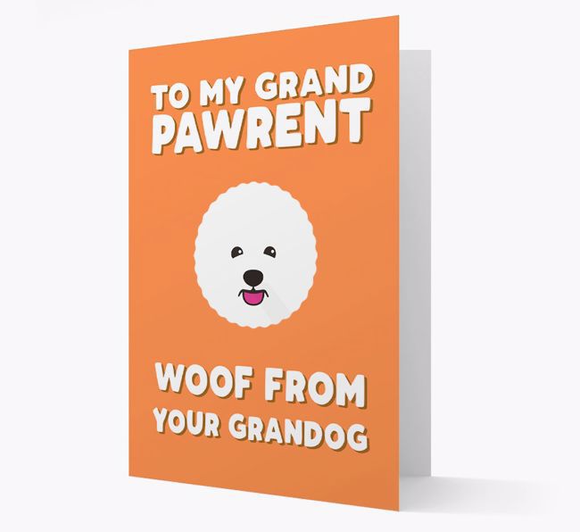 'To My Grandpawrent' - Personalised {breedFullName} Card