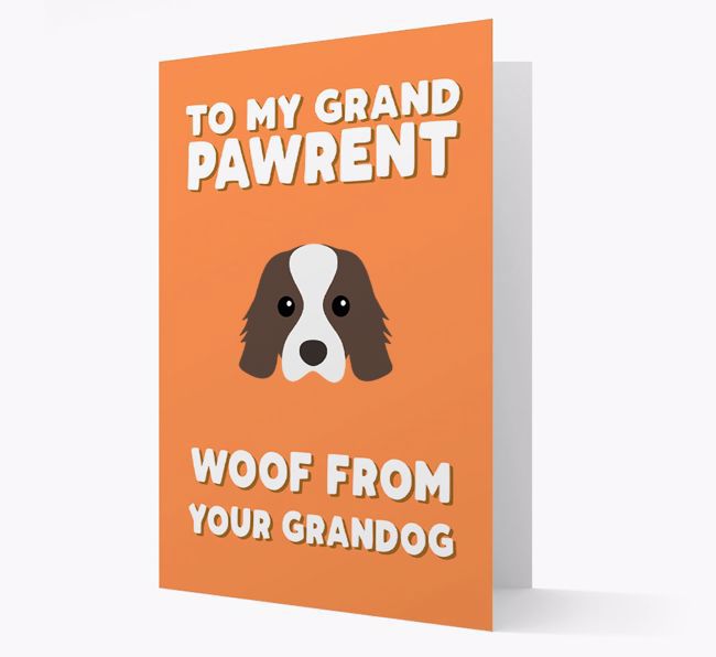 'To My Grandpawrent' - Personalised {breedFullName} Card