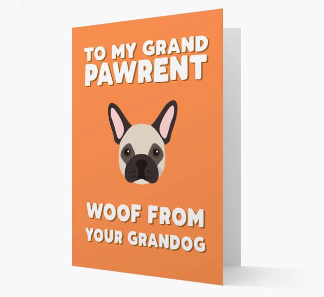 'To My Grandpawrent' - Personalized {breedFullName} Card