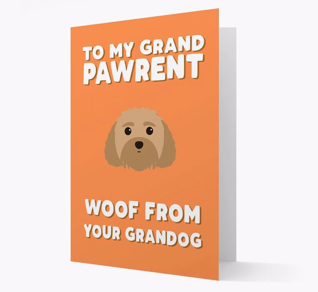 'To My Grandpawrent' - Personalized {breedFullName} Card