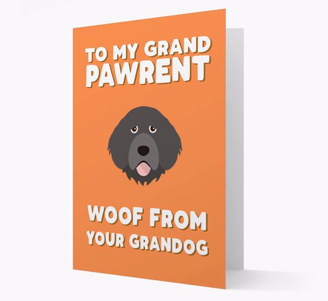 'To My Grandpawrent' - Personalized {breedFullName} Card