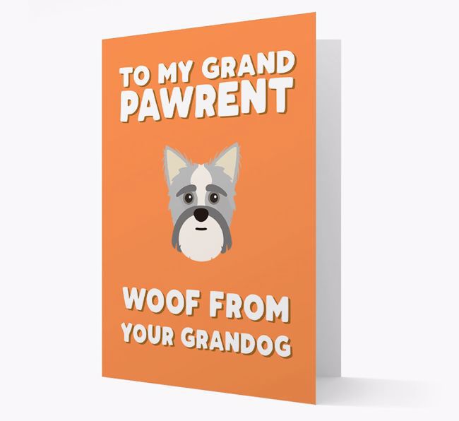 'To My Grandpawrent' - Personalised {breedFullName} Card