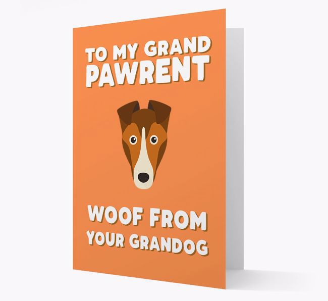 'To My Grandpawrent' - Personalised {breedFullName} Card