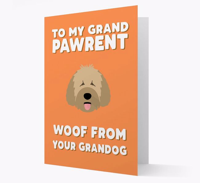 'To My Grandpawrent' - Personalized {breedFullName} Card