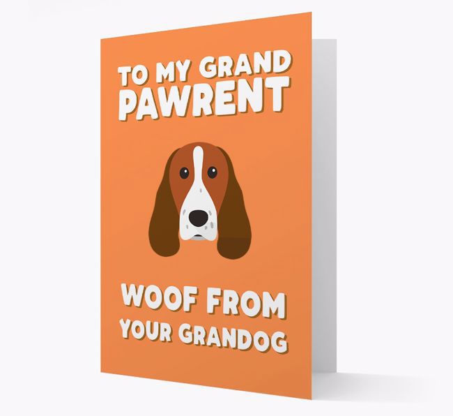 'To My Grandpawrent' - Personalized {breedFullName} Card