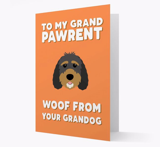 'To My Grandpawrent' - Personalised {breedFullName} Card