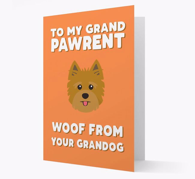 'To My Grandpawrent' - Personalised {breedFullName} Card