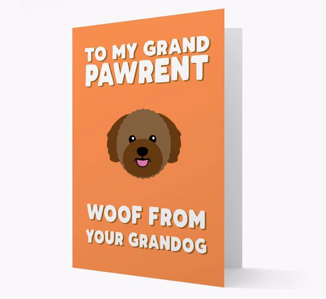 'To My Grandpawrent' - Personalised {breedFullName} Card