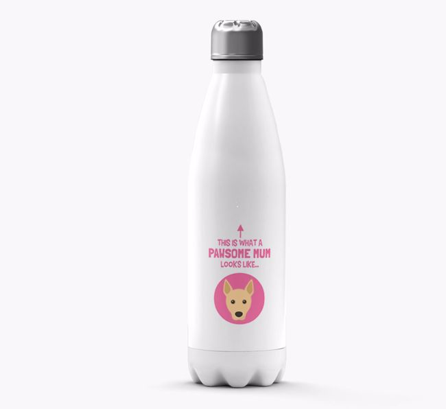 'Pawsome Mum...' - Personalised {breedFullName} Water Bottle
