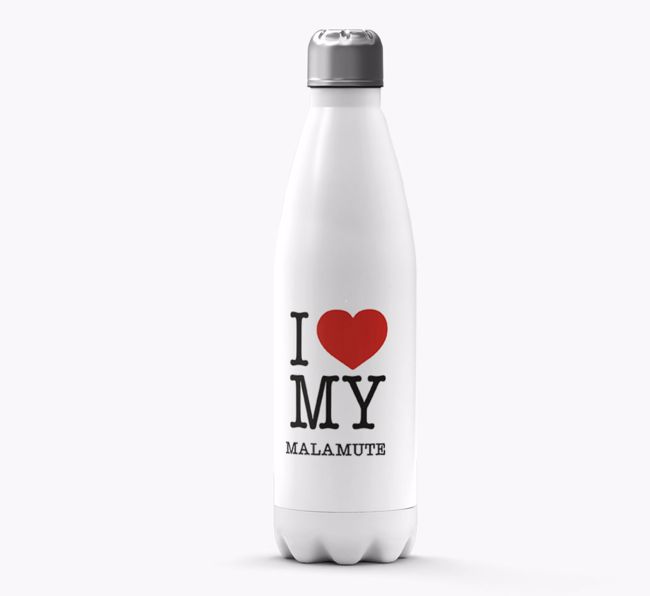 'I Love My {breedCommonName} ' - Personalised Water Bottle