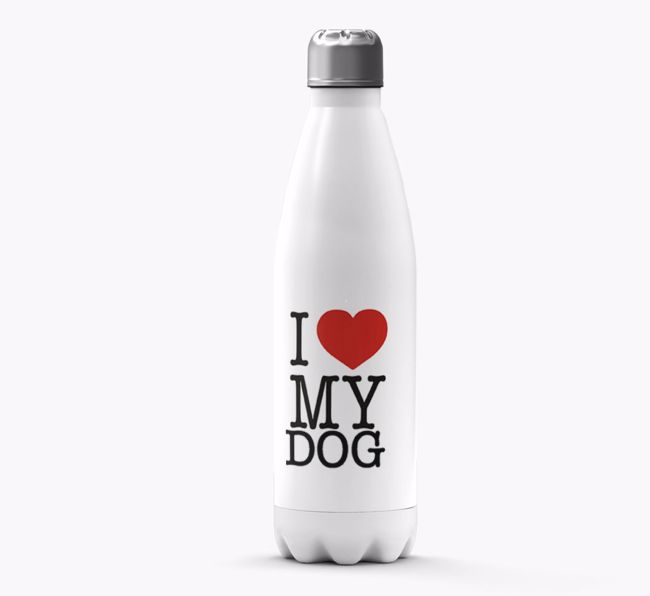 'I Love My {breedCommonName} ' - Personalised Water Bottle