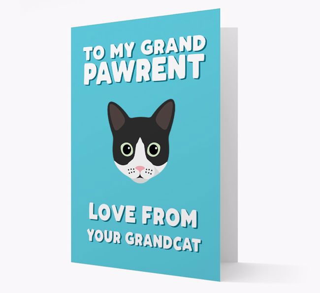 'To My Grandpawrent' - Personalised {breedCommonName} Card